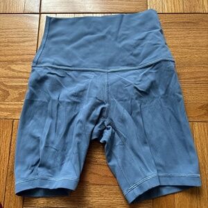 Lululemon size 2 blue high waisted shorts
